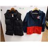 Image 1 : Size Large Wind Jacket and Size XS Reebok Vest