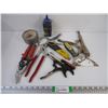 Image 1 : (8) Assorted Tools, Roll of Duct Tape, Blue Marking Chalk