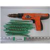 Image 1 : Ramset Cobra Semi Automatic Power Tool (untested) and (20) .27 Caliber Strip Loads