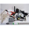 Image 1 : Assorted Misc.- Microphone, Wi-Fi Camera, Extension Cord, Flashlight and more as pictured