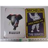 Image 1 : (2) Fantasy Signs-Michelin and Pirelli Tires