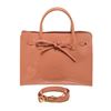 Mansur Gavriel Pink Patent Leather Bow Accent Sun Tote Handbag