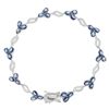 Image 3 : 4.30 ctw Tanzanite and 0.23 ctw Topaz Bracelet