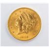 Image 1 : 1893 $20 Liberty Head Double Eagle Gold Coin BU
