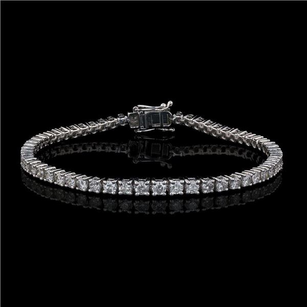 5.63 ctw Diamond 14KT White Gold Tennis Bracelet