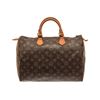 Image 1 : Louis Vuitton Brown Monogram Speedy 35 Satchel Bag
