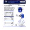 Image 4 : 3.65 ctw Tanzanite and 0.33 ctw Diamond Platinum Ring