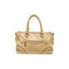 Prada Light Yellow Beige Leather Shoulder Bag