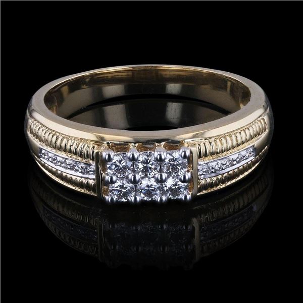 0.38 ctw Diamond 14K Yellow Gold Ring