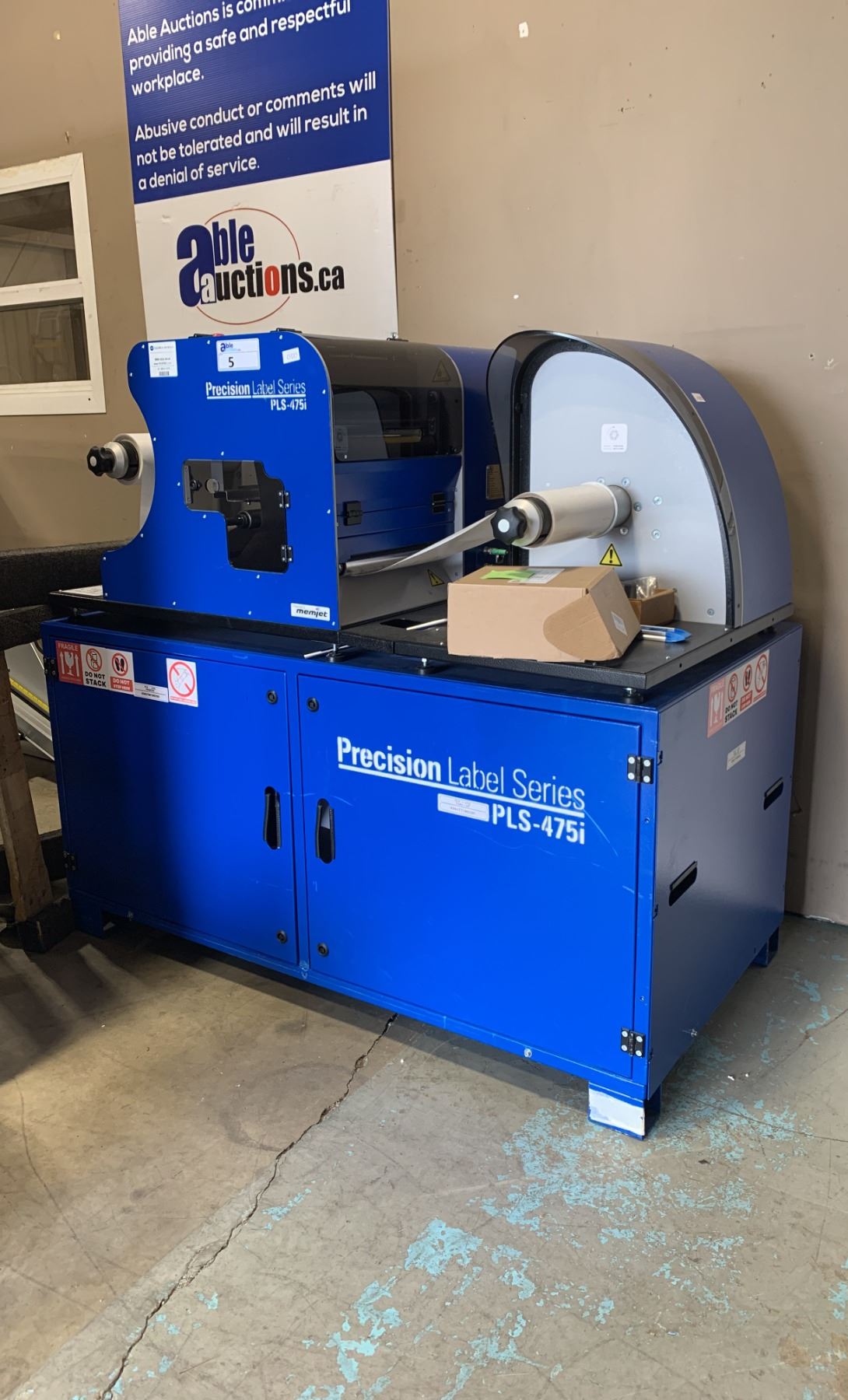 PRECISION LABEL SERIES PLS-475I COMMERCIAL LABEL PRINTER POWERED BY ...