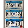 Image 1 : 3 Minnesota "10,000 lakes" License Plates