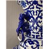 Image 2 : Asian Blue & White Ceramic/Porcelain Vase. Approx. 16.5" H