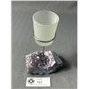 Image 2 : Amethyst Candle Holder w/ Glass. MSRP $380.00