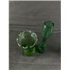 Image 2 : 3 Vintage Art Glass Vases