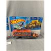 Image 3 : 2 Hotwheels Super Rigs Collectibles In Sealed Packaging