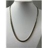 Image 2 : Great Chain, White Gold Plated, Marked 18K, 20" Length