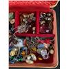 Image 2 : Vintage Jewelry Case w/ Lot Of Estate Jewelry