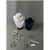 Image 1 : Selection Of Bracelets, Earrings & Faux Pearl Choker Necklace