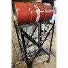 Image 2 : BARREL RACK WITH 5W-30 BARREL - SMALL QTY OF OIL