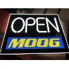 Image 2 : MOOG PLASTIC LIGHT-UP OPEN SIGN - WORKING