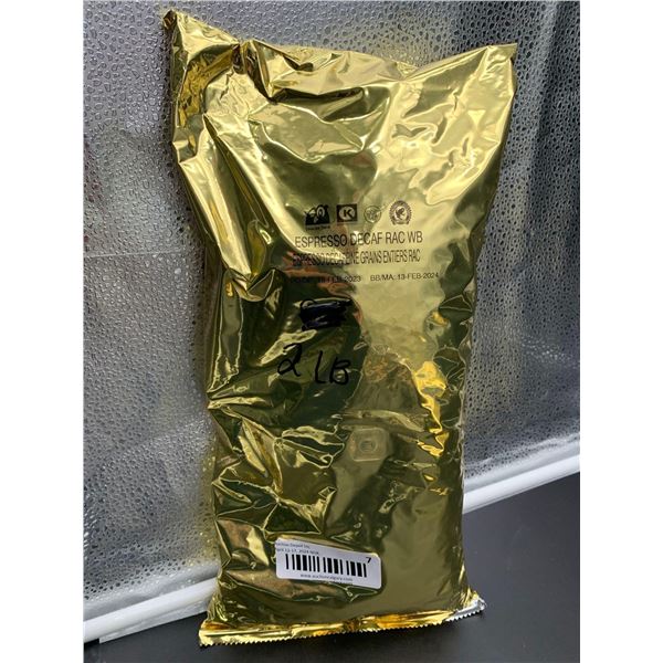 Espresso Decaf Rac Wholebean (2lbs)