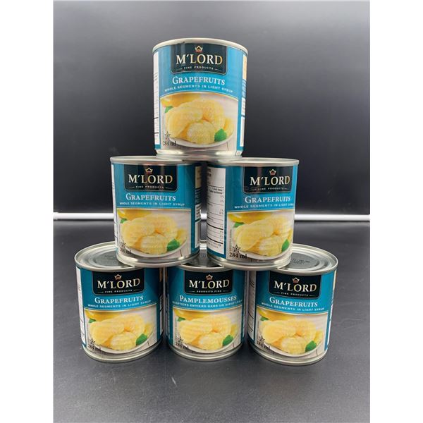 M'Lord Grapefruits in Light Syrup (6 x 284ml)
