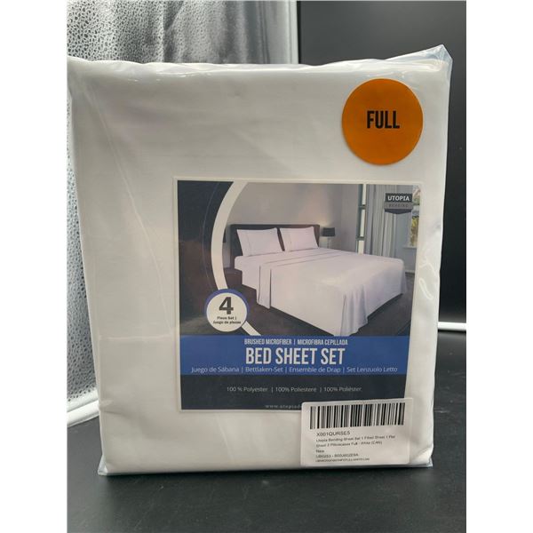 4pc Bed Sheet Set (Full)