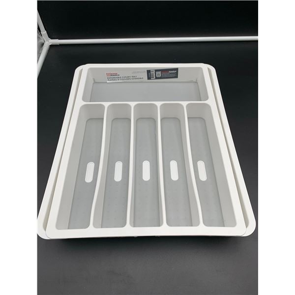 Home Basics Expandable Cutlery Tray