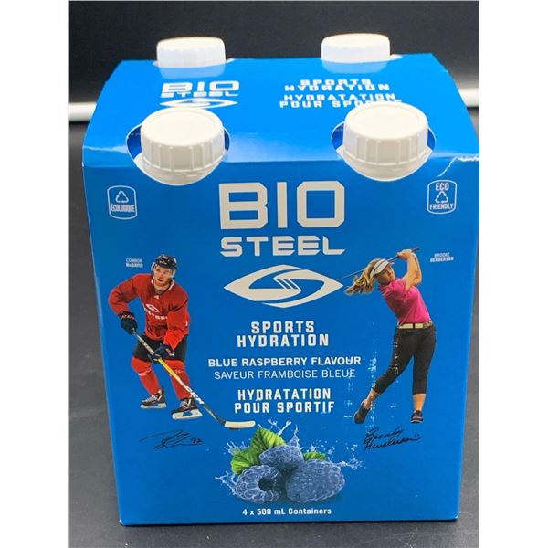 Bio Steel Blue Raspberry Sports Hydration (4 x 500ml)