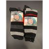 Image 1 : Hot Paws Boys Thermal Acrylic Blend Socks (2 x 2- Size 4-7)