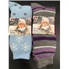 Image 1 : Hot Paws Ladies Thermal Acrylic Blend Socks (2 x 2- Size 6-10)