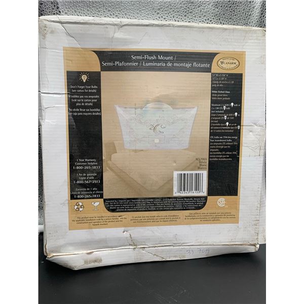 Semi-Flush Mount Light Fixture