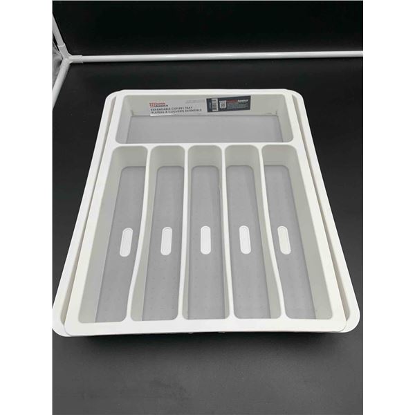 Home Basics Expandable Cutlery Tray