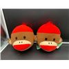 Image 1 : 2 Plush Sock Monkey's