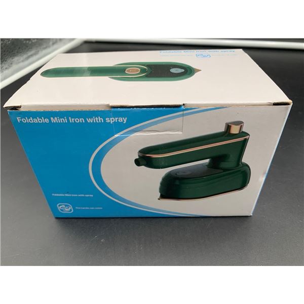 Foldable Mini Iron with Spray