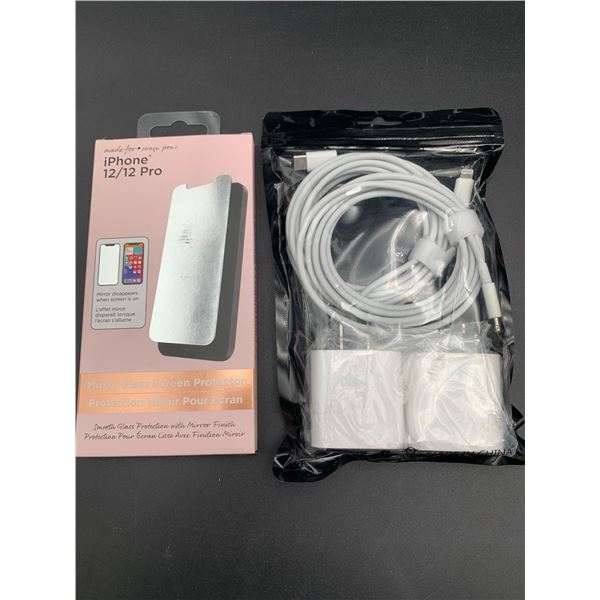 iPhone 12/12 Pro Mirror. Chargers (5ct) and Blocks (2ct)