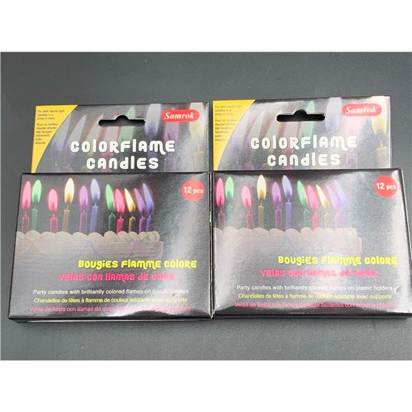ColorFlame Candles (2 x 12)