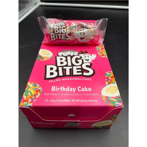 Puffs Big Bites Birthday Cake Filled Marshmallows (12 x 52g)