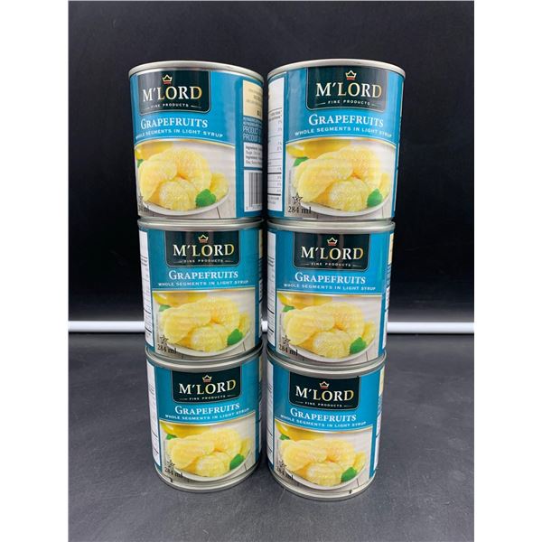 M'Lord Grapefruit Segments in Light Syrup (6 x 284ml)