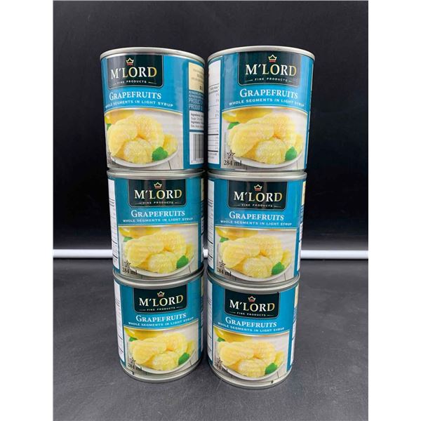 M'Lord Grapefruit Segments in Light Syrup (6 x 284ml)