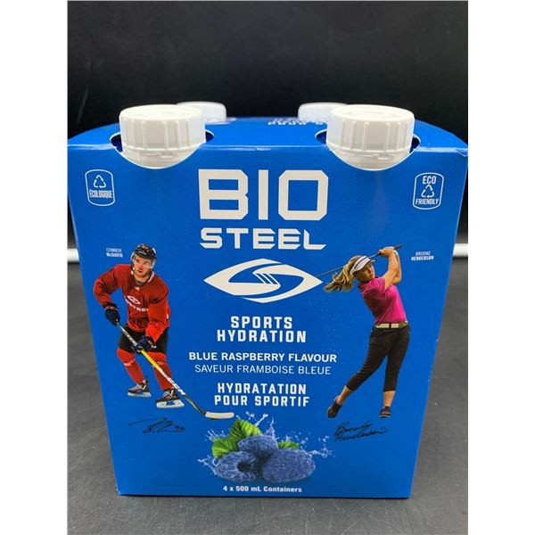 Bio Steel Sports Hydration-Blue Raspberry (4 x 500ml)