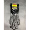 Image 1 : 18in Sandy Finish PVC Gloves