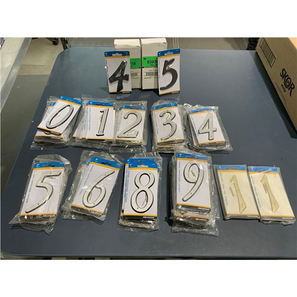 Lot of House Numbers