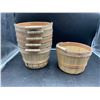 Image 1 : Lot of Wooden Apple Buckets