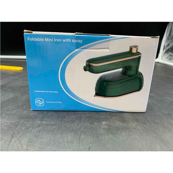 Foldable Mini Iron with Spray