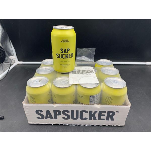 Sap Sucker Lemon Organic Sparkling Tree Water (12 x 355ml)