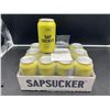 Image 1 : Sap Sucker Lemon Organic Sparkling Tree Water (12 x 355ml)