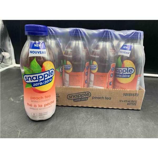 Snapple Zero Peach Tea (12 x 473ml)