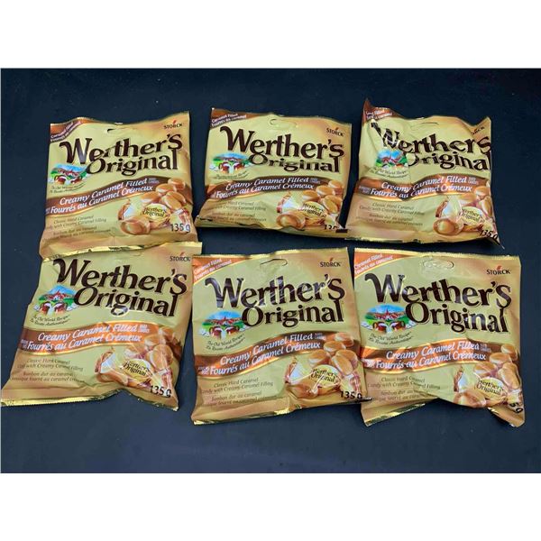 Werther's Original Creamy Caramel Filled Hard Candies (6 x 135g)