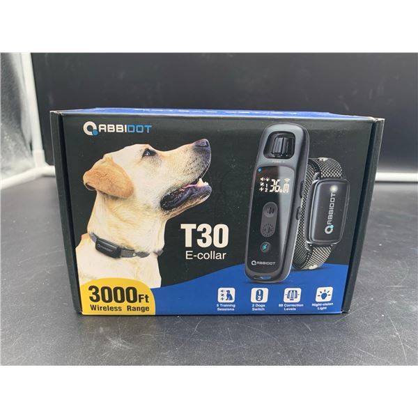 Abbidot T30 E-Collar 3000Ft Wireless Range Dog Training Collar